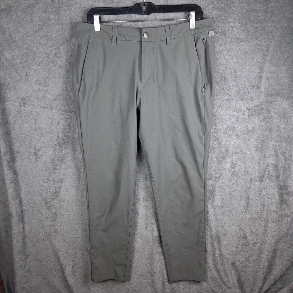 Lululemon Commission Slim Fit Pants Mens 33x28 Light Green Chino LM5AF1S